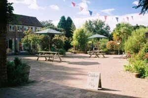 entrance to courtyard