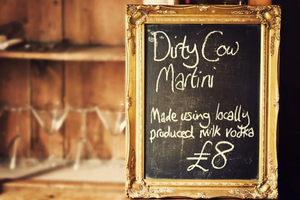 Venner Dirty Cow sign